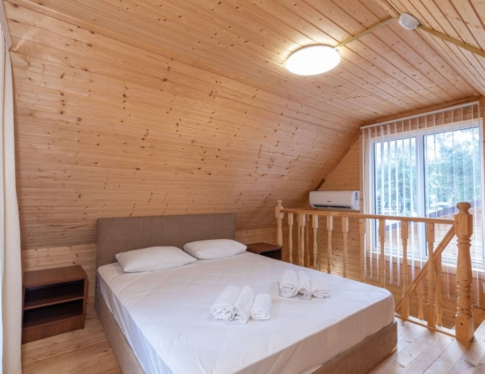 Вилла 2-местная 2-комнатная 2-этажная вилла комфорт п.Лесной - Дом отдыха «Золотые пески» Пицунда