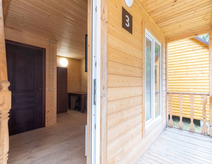 Вилла 2-местная 2-комнатная 2-этажная вилла комфорт п.Лесной - Дом отдыха «Золотые пески» Пицунда