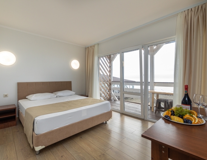 Коттедж 2-местный 1-комнатный стандарт коттедж п.Морской - Дом отдыха «Золотые пески» Пицунда