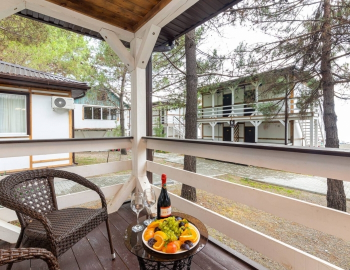 Коттедж 4-местный 3-комнатный коттедж вилла п.Морской - Дом отдыха «Золотые пески» Пицунда